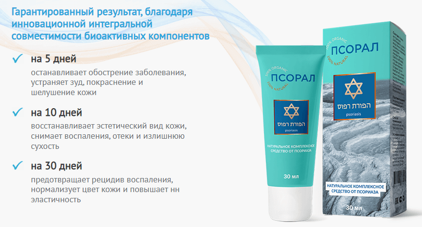 Псорал гель от псориаза